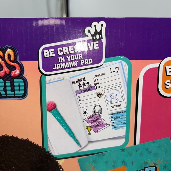 Karmas World Create Carry Creativity Set Boombox Activity Pad Markers Stickers - Picture 10 of 10